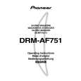 PIONEER DRM-AF751 Manual de Usuario