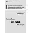 PIONEER DVH-P7000 Manual de Usuario