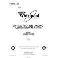 WHIRLPOOL RF310PXVN2 Catálogo de piezas