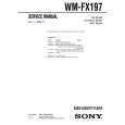 SONY WMFX197 Manual de Servicio