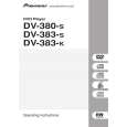 PIONEER DV-383-K/WPWXTL Manual de Usuario