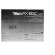 YAMAHA RX-830 Manual de Usuario