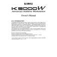 KAWAI K5000W Manual de Usuario