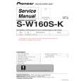 PIONEER S-W160S-K/MYSXCN5 Manual de Servicio