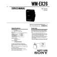 SONY WM-EX26 Manual de Servicio