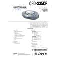 SONY CFD-S35CP Manual de Servicio