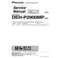 PIONEER DEH-P2900MPXN Manual de Servicio