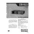 SONY STR-VX22 Manual de Servicio