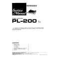PIONEER PL-200S Manual de Servicio