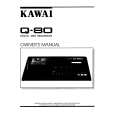 KAWAI Q80 Manual de Usuario