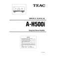 TEAC AH500I Manual de Servicio