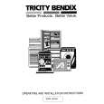 TRICITY BENDIX Si341W Manual de Usuario