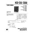 SONY HCDC50/U Manual de Servicio