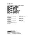 SONY DVW-A500 Manual de Servicio
