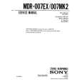 SONY MDR-007EX Manual de Servicio