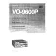 SONY VO-9600P Manual de Usuario