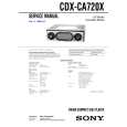 SONY CDXCA720X Manual de Servicio