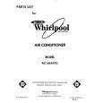 WHIRLPOOL AC1854XT0 Catálogo de piezas