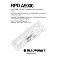 BLAUPUNKT RPDA9000 Manual de Usuario