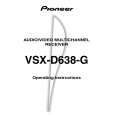 PIONEER VSX-D638-G/HLXJI Manual de Usuario