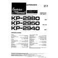 PIONEER KP2980EW Manual de Servicio