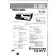 SONY SL-5000 Manual de Servicio