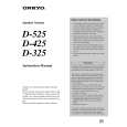 ONKYO D-325 Manual de Usuario