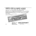 BLAUPUNKT RPD435 Manual de Usuario