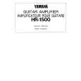 YAMAHA HR-1500 Manual de Usuario
