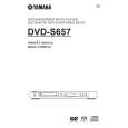 YAMAHA DVD-S657 Manual de Usuario