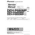 PIONEER deh-p680mp-10 Manual de Servicio