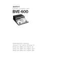 SONY BVE-600 VOLUME 2 Manual de Servicio