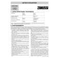 ZANUSSI T1024V Manual de Usuario