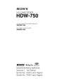 SONY HKDW-702 Manual de Servicio