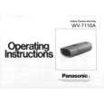 PANASONIC WV7110A Manual de Usuario