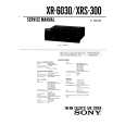 SONY XRS-300 Manual de Servicio