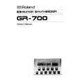 ROLAND GR-700 Manual de Usuario