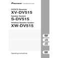 PIONEER XV-DV515/MYXJN Manual de Usuario