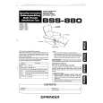 PIONEER BSS-880/KU Manual de Usuario