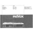 REVOX A78 Manual de Usuario