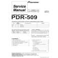 PIONEER PDR-509/KU/CA Manual de Servicio