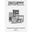 TRICITY BENDIX CAW811 Manual de Usuario