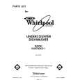 WHIRLPOOL DU8700XX1 Catálogo de piezas