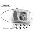 TOSHIBA PDR-M65 Manual de Usuario