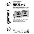 GEMINI MP-3000X Manual de Usuario