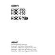 SONY HDCA-750 Manual de Servicio
