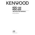 KENWOOD KDC-133 Manual de Usuario