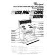 WHIRLPOOL RJE395PW0 Manual de Usuario