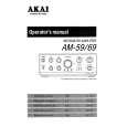 AKAI AM-59 Manual de Usuario