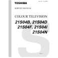 TOSHIBA 21S04F Manual de Servicio